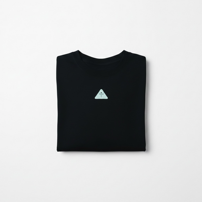 Black w/ White Logo - Premium Oversized Shirt – 100% Cotton | Luxury Cut & Finish
