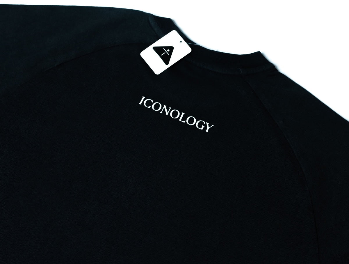 Black w/ White Logo - Premium Oversized Shirt – 100% Cotton | Luxury Cut & Finish