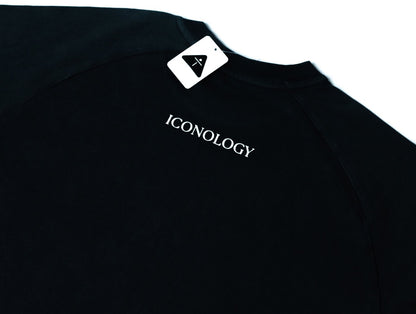 Black w/ White Logo - Premium Oversized Shirt – 100% Cotton | Luxury Cut & Finish