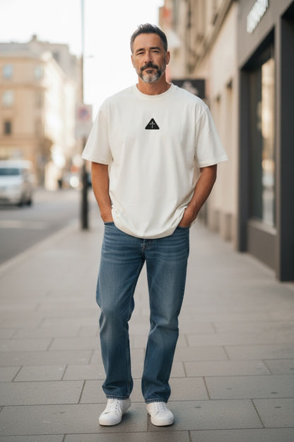 White Premium Oversized Shirt – 100% Cotton | Luxury Cut & Finish