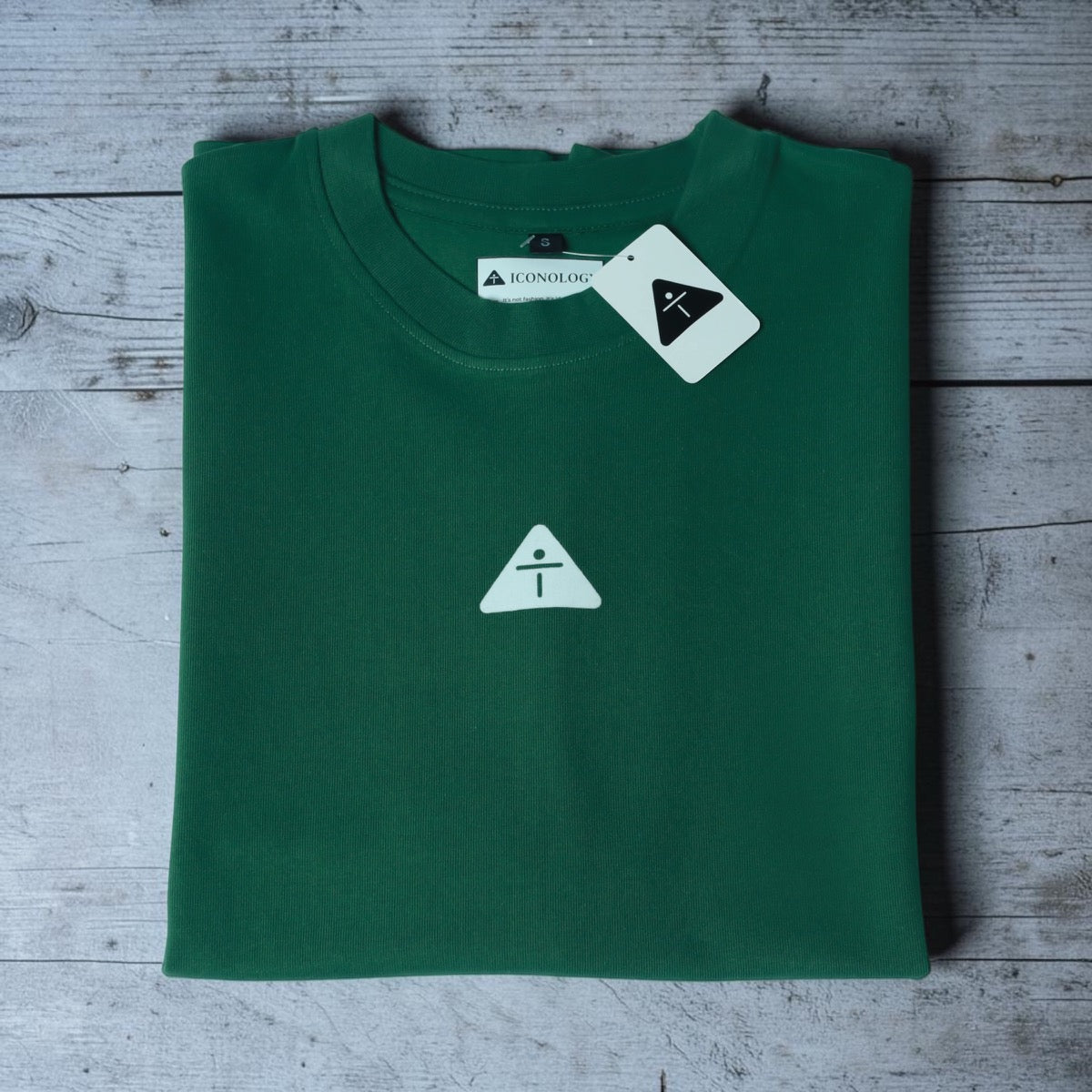 Green w/ White  - Premium Oversized Shirt – 100% Cotton | Luxury Cut & Finish