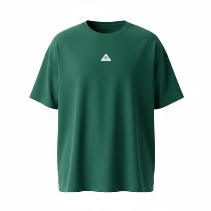 Green w/ White  - Premium Oversized Shirt – 100% Cotton | Luxury Cut & Finish