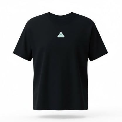 Black w/ White Logo - Premium Oversized Shirt – 100% Cotton | Luxury Cut & Finish