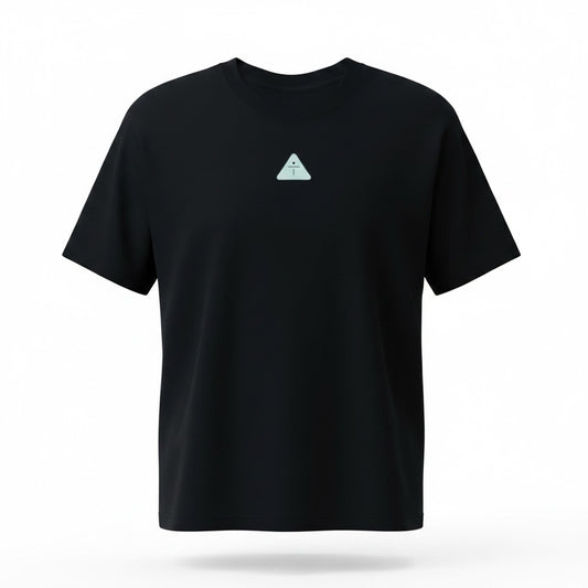 Black w/ White Logo - Premium Oversized Shirt – 100% Cotton | Luxury Cut & Finish