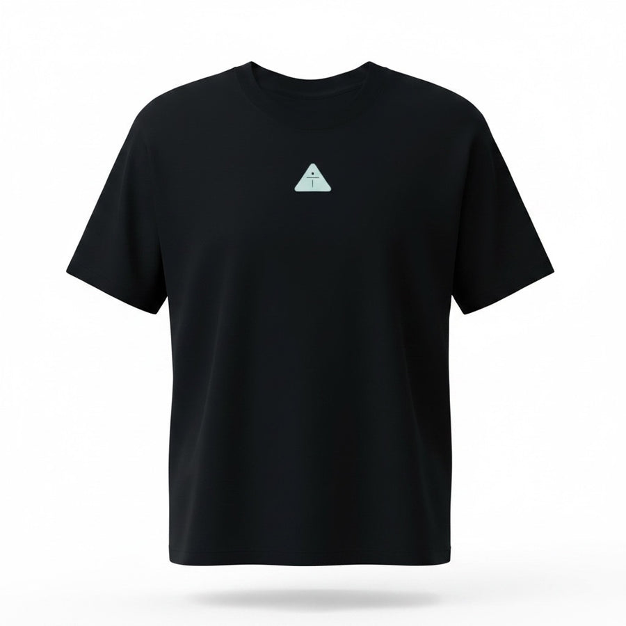 Black w/ White Logo - Premium Oversized Shirt – 100% Cotton | Luxury Cut & Finish