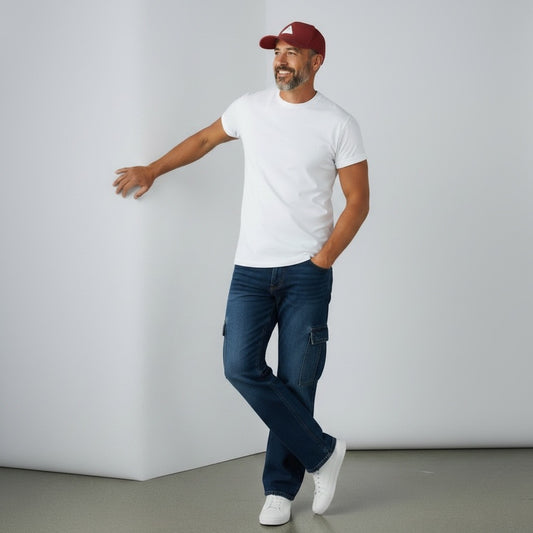 Premium Snapback Cap – Red | Matte White Logo