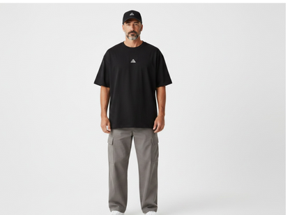 Black w/ Gray - Premium Oversized Shirt – 100% Cotton | Luxury Cut & Finish