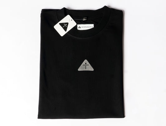 Black w/ Gray - Premium Oversized Shirt – 100% Cotton | Luxury Cut & Finish