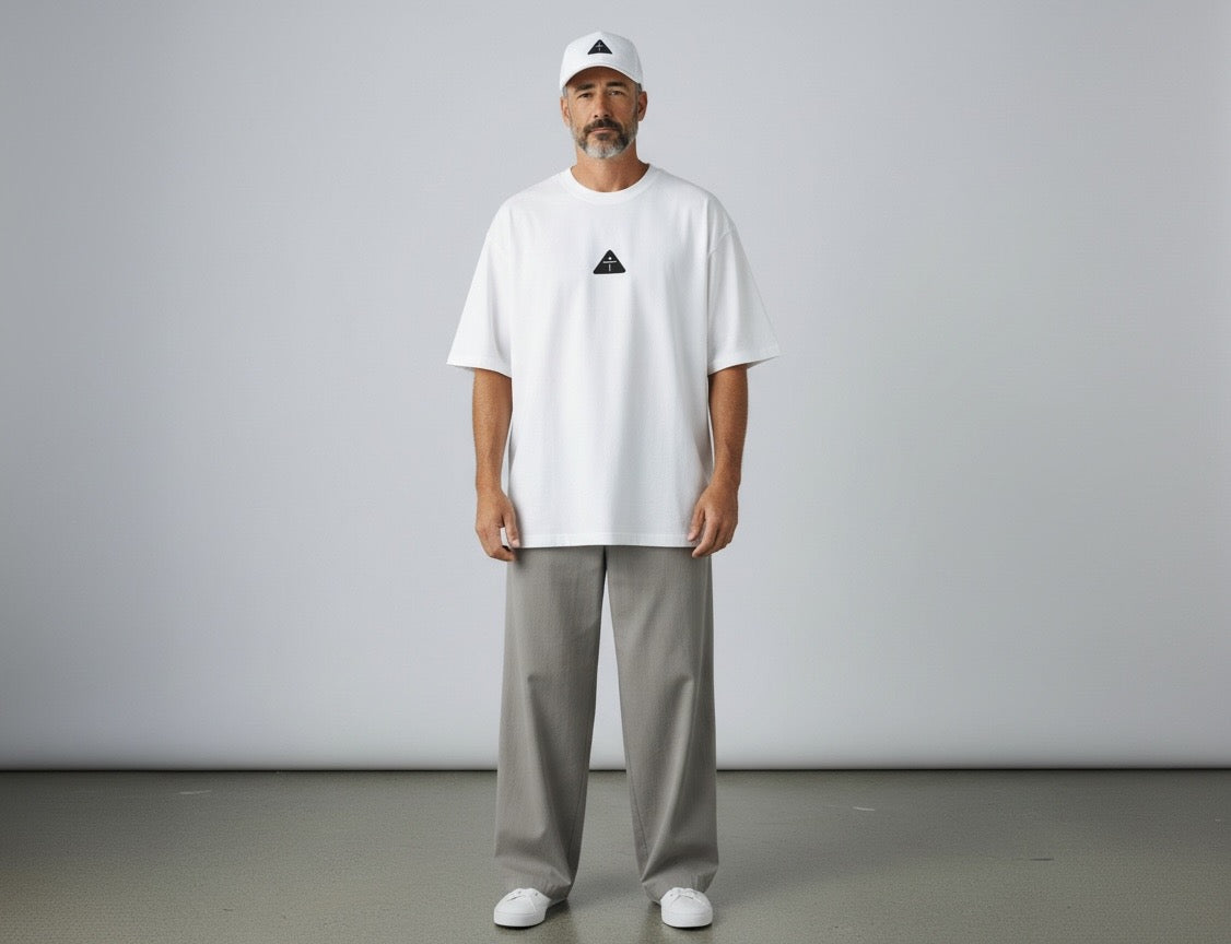 White Premium Oversized Shirt – 100% Cotton | Luxury Cut & Finish