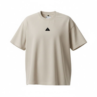 Beige w/ Black Mate - Premium Oversized Shirt – 100% Cotton | Luxury Cut & Finish