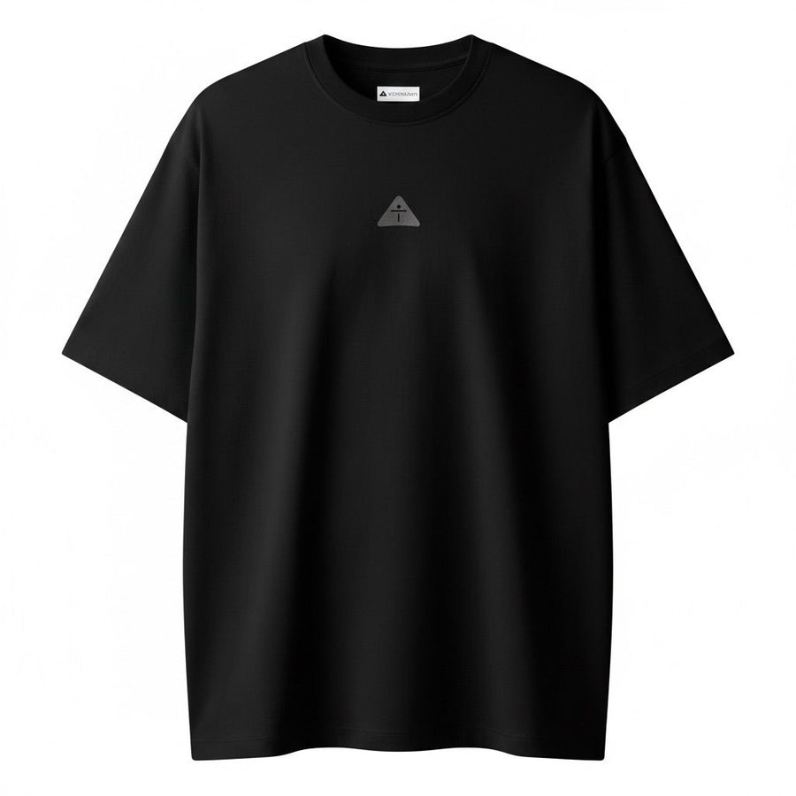 Black w/ Gray - Premium Oversized Shirt – 100% Cotton | Luxury Cut & Finish